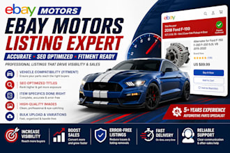 create ebay motors listings with vehicle compatibility
