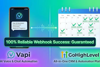 fix ai voice agent appointment booking gohighlevel CRM webhooks