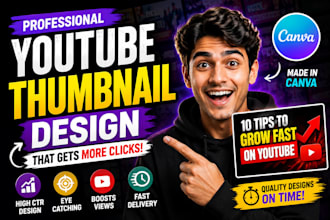 design eyecatching youtube thumbnails in canva