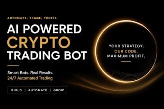 build crypto trading bot, ai crypto bot, arbitrage bot, crypto trading bot