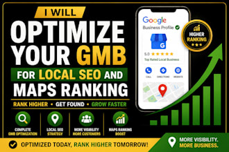optimize your gmb for local SEO and maps ranking