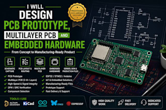 design pcb prototype, multilayer pcb and embedded