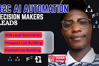 generate verified ai automation agency leads and decision makers
