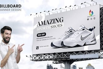 design an eye catching billboards advertisement