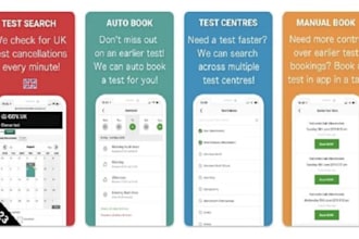 develop UK driving test cancellation bot to auto book earlier tests,UK dvsa bot