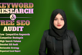 do low competitive SEO keyword research and action plan