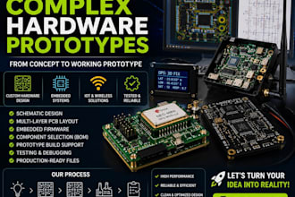 design and build complex hardware prototypes