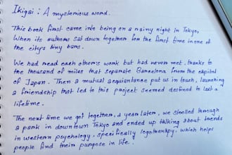 handwrite neat study notes for students