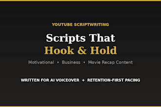 write engaging youtube scripts for your channel