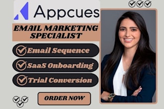 write appcues saas onboarding email sequence for activation and growth