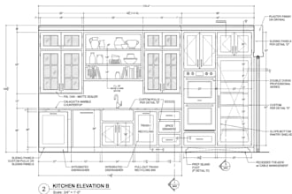 create custom millwork joinery shop drawings detail casework furniture layout