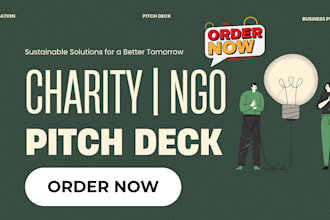 grant funding pitch deck for nonprofits and startups ngo pitch deck charity deck