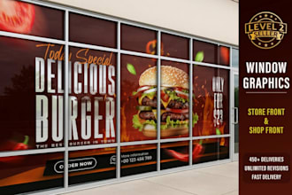 create storefront window graphics, shopfront signage design vinyl decal sticker