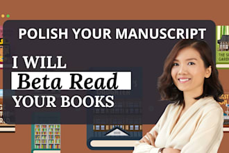 provide manuscript critique, beta reading and proofreading