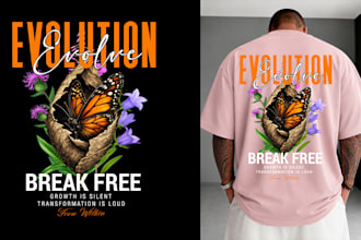 create custom urban streetwear t shirt design