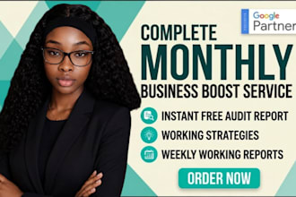 do complete monthly wix SEO service for google rankings and organic traffic