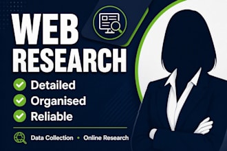 do web research and data collection