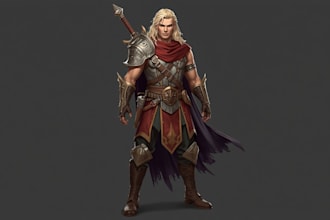 create a fantasy character for dnd, pathfinder, rpg, and tabletop games