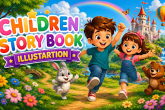 design children book illustration children story book illustration for amazon