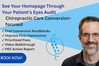 review chiropractors homepage for max leads