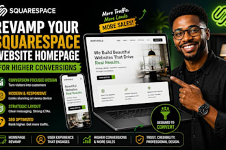 revamp your squarespace website homepage for higher conversions
