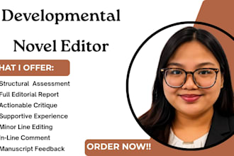 developmental edit, novel, improve pacing, plot, character arcs, world building