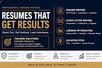 develop impactful career documents for your job search