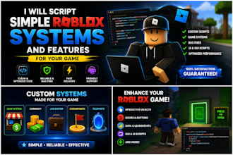 script simple roblox systems and features for your game