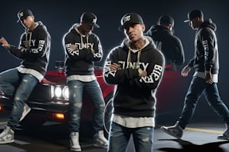 create custom fivem ped clothing chains tattoos addon peds for fivem rp servers