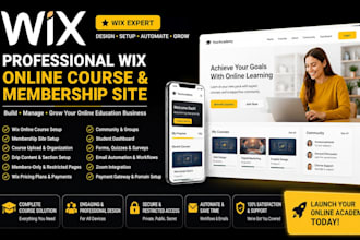wix online course wix membership website wix cms redesign wix website wix studio