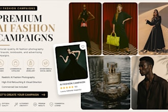 create ai fashion campaign images for your brand