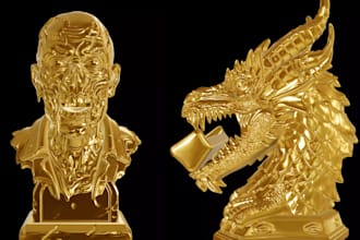 3dprint,high detailed bust sculpt,home decor statue,3d planter pot,warhammer stl