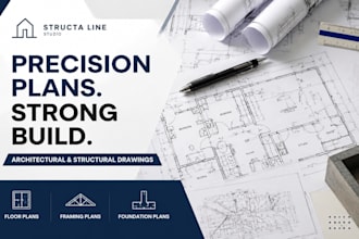 design 2d floor plans, framing plans, and foundation plans