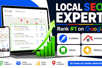 do local SEO for plumbers, roofers, dentists, and clinics to rank on google
