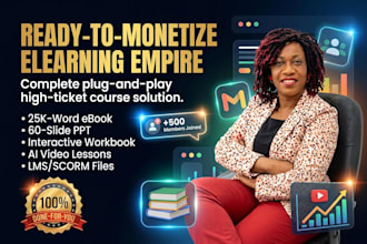 write cybersecurity ai ebook and ppt slides for elearning online course content