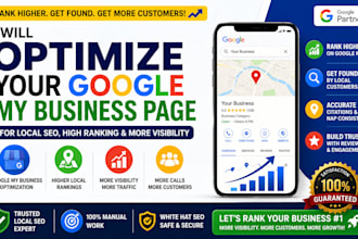 optimize google my business page for local SEO, gmb ranking, maps citations, gbp