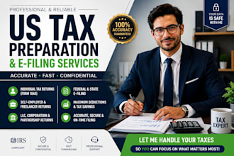 prepare US tax preparation and e filling service