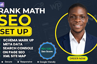 set up rank math SEO rank math schema markup rank math XML sitemap for wordpress