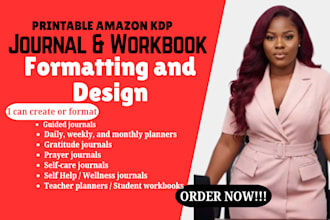 proofread edit prayer journal design, digital journal workbook kindle formatting
