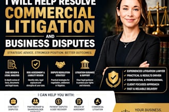 help resolve commercial litigation and business disputes