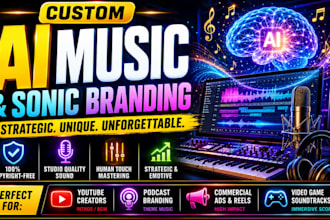 produce premium custom ai music ai song and sonic branding