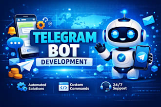 develop telegram mini app, telegram web app, ai bot and API integration
