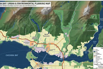create professional gis maps, cartography, and geospatial mapping services