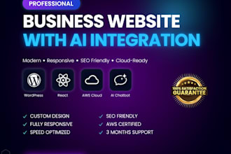 build modern business websites with ai automation