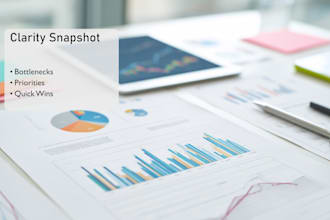 provide a business audit to identify bottlenecks and quick wins