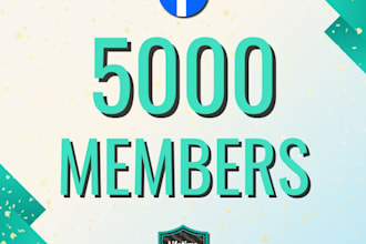 do your real facebook group join 5000 members