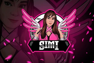 design a professional gaming mascot logo