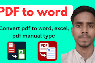 convert PDF to word or excel with 100 percent accuracy
