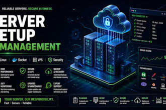 set up, secure and manage your linux server, vps or docker