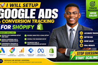 setup google ads and conversion tracking for shopify